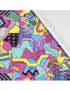 Softshell Stoff Polyester Zum Nähen- Motiv Geometrisch I SDX3264