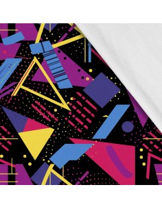Softshell Stoff Polyester Zum Nähen- Motiv Geometrisch I SDX3274