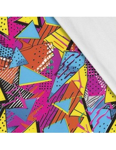 Softshell Stoff Polyester Zum Nähen- Motiv Geometrisch I SDX3280