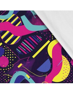 Softshell Stoff Polyester Zum Nähen- Motiv Geometrisch I SDX3281