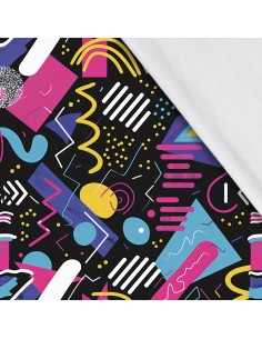 Softshell Stoff Polyester Zum Nähen- Motiv Geometrisch I SDX3284