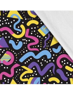 Softshell Stoff Polyester Zum Nähen- Motiv Geometrisch I SDX3288