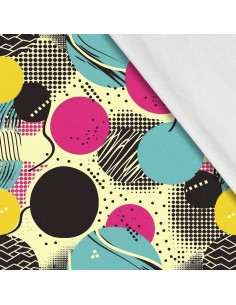 Softshell Stoff Polyester Zum Nähen- Motiv Geometrisch I SDX3292