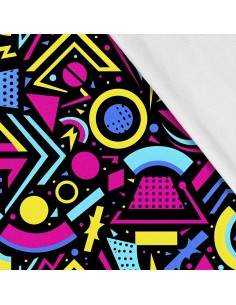 Softshell Stoff Polyester Zum Nähen- Motiv Geometrisch I SDX3296