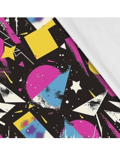 Softshell Stoff Polyester Zum Nähen- Motiv Geometrisch I SDX3297