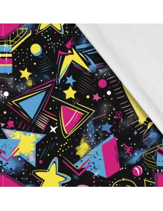 Softshell Stoff Polyester Zum Nähen- Motiv Geometrisch I SDX3303
