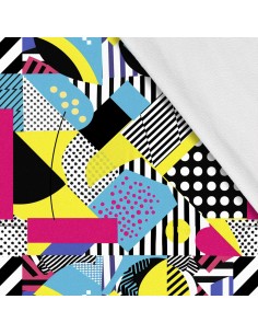 Softshell Stoff Polyester Zum Nähen- Motiv Geometrisch I SDX3304
