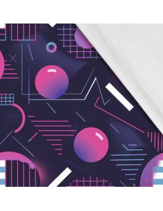 Softshell Stoff Polyester Zum Nähen- Motiv Geometrisch I SDX3325