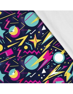 Softshell Stoff Polyester Zum Nähen- Motiv Geometrisch I SDX3327