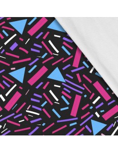 Softshell Stoff Polyester Zum Nähen- Motiv Geometrisch I SDX3329