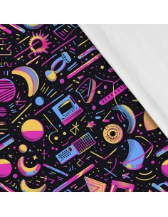 Softshell Stoff Polyester Zum Nähen- Motiv Geometrisch I SDX3336