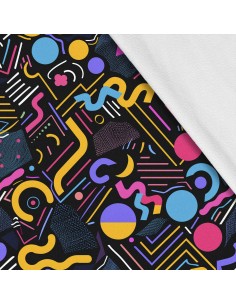 Softshell Stoff Polyester Zum Nähen- Motiv Geometrisch I SDX3337