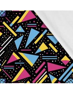 Softshell Stoff Polyester Zum Nähen- Motiv Geometrisch I SDX3341