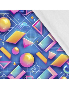 Softshell Stoff Polyester Zum Nähen- Motiv Geometrisch I SDX3358