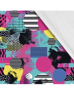 Softshell Stoff Polyester Zum Nähen- Motiv Geometrisch I SDX3363