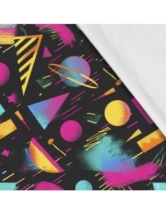 Softshell Stoff Polyester Zum Nähen- Motiv Geometrisch I SDX3380