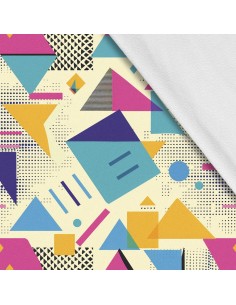 Softshell Stoff Polyester Zum Nähen- Motiv Geometrisch I SDX3383