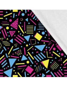 Softshell Stoff Polyester Zum Nähen- Motiv Geometrisch I SDX3391