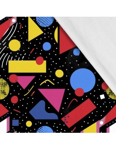 Softshell Stoff Polyester Zum Nähen- Motiv Geometrisch I SDX3400