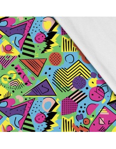 Softshell Stoff Polyester Zum Nähen- Motiv Geometrisch I SDX3402