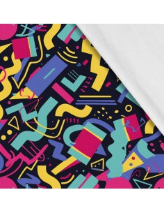 Softshell Stoff Polyester Zum Nähen- Motiv Geometrisch I SDX3405