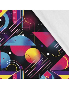Softshell Stoff Polyester Zum Nähen- Motiv Geometrisch I SDX3408