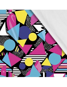 Softshell Stoff Polyester Zum Nähen- Motiv Geometrisch I SDX3409