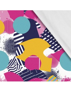Softshell Stoff Polyester Zum Nähen- Motiv Geometrisch I SDX3416