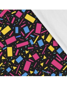 Softshell Stoff Polyester Zum Nähen- Motiv Geometrisch I SDX3417