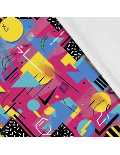 Softshell Stoff Polyester Zum Nähen- Motiv Geometrisch I SDX3420