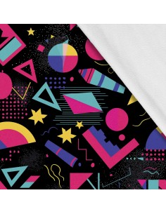 Softshell Stoff Polyester Zum Nähen- Motiv Geometrisch I SDX3424