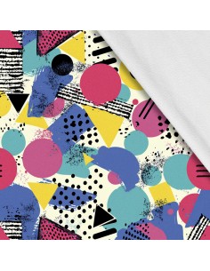 Softshell Stoff Polyester Zum Nähen- Motiv Geometrisch I SDX3427