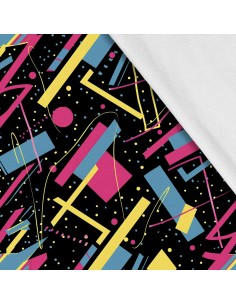 Softshell Stoff Polyester Zum Nähen- Motiv Geometrisch I SDX3431