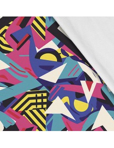 Softshell Stoff Polyester Zum Nähen- Motiv Geometrisch I SDX3437