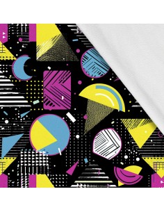 Softshell Stoff Polyester Zum Nähen- Motiv Geometrisch I SDX3439