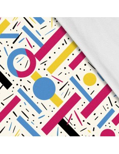 Softshell Stoff Polyester Zum Nähen- Motiv Geometrisch I SDX3445