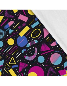 Softshell Stoff Polyester Zum Nähen- Motiv Geometrisch I SDX3449