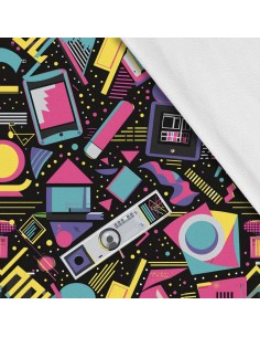 Softshell Stoff Polyester Zum Nähen- Motiv Geometrisch I SDX3453