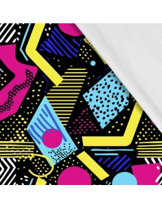 Softshell Stoff Polyester Zum Nähen- Motiv Geometrisch I SDX3458