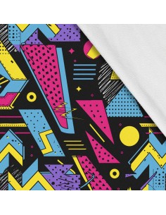 Softshell Stoff Polyester Zum Nähen- Motiv Geometrisch I SDX3459