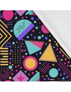 Softshell Stoff Polyester Zum Nähen- Motiv Geometrisch I SDX3462