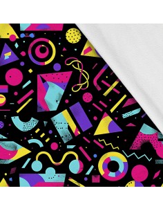 Softshell Stoff Polyester Zum Nähen- Motiv Geometrisch I SDX3463