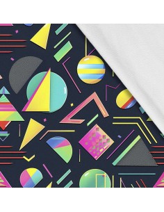 Softshell Stoff Polyester Zum Nähen- Motiv Geometrisch I SDX3464