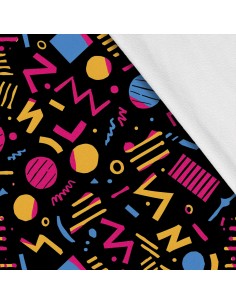 Softshell Stoff Polyester Zum Nähen- Motiv Geometrisch I SDX3466