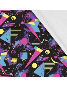 Softshell Stoff Polyester Zum Nähen- Motiv Geometrisch I SDX3475