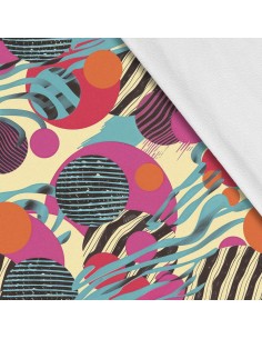 Softshell Stoff Polyester Zum Nähen- Motiv Geometrisch I SDX3478