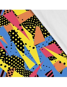 Softshell Stoff Polyester Zum Nähen- Motiv Geometrisch I SDX3482