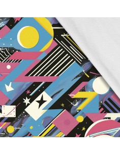 Softshell Stoff Polyester Zum Nähen- Motiv Geometrisch I SDX3483