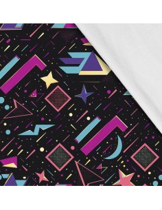 Softshell Stoff Polyester Zum Nähen- Motiv Geometrisch I SDX3485