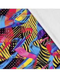 Softshell Stoff Polyester Zum Nähen- Motiv Geometrisch I SDX3488